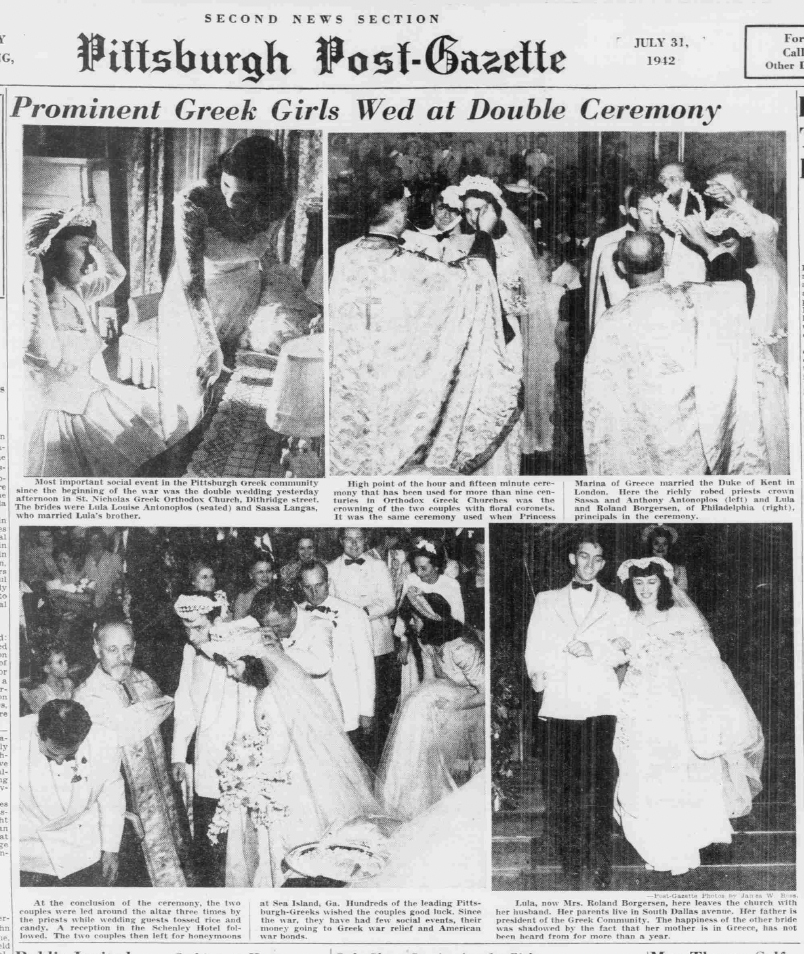 Antonoplos Double Wedding