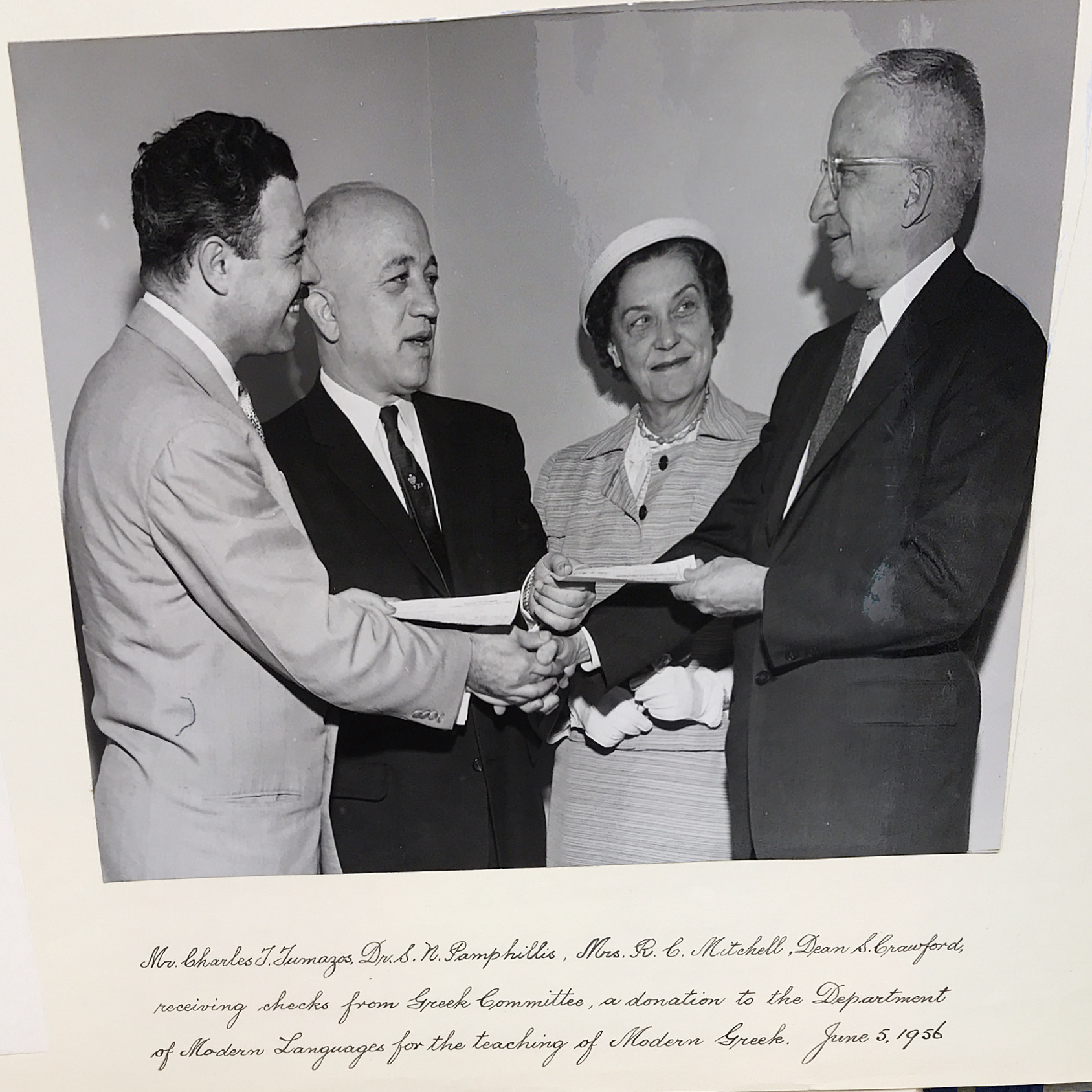 Dedication of the Greek Room November 7 1941