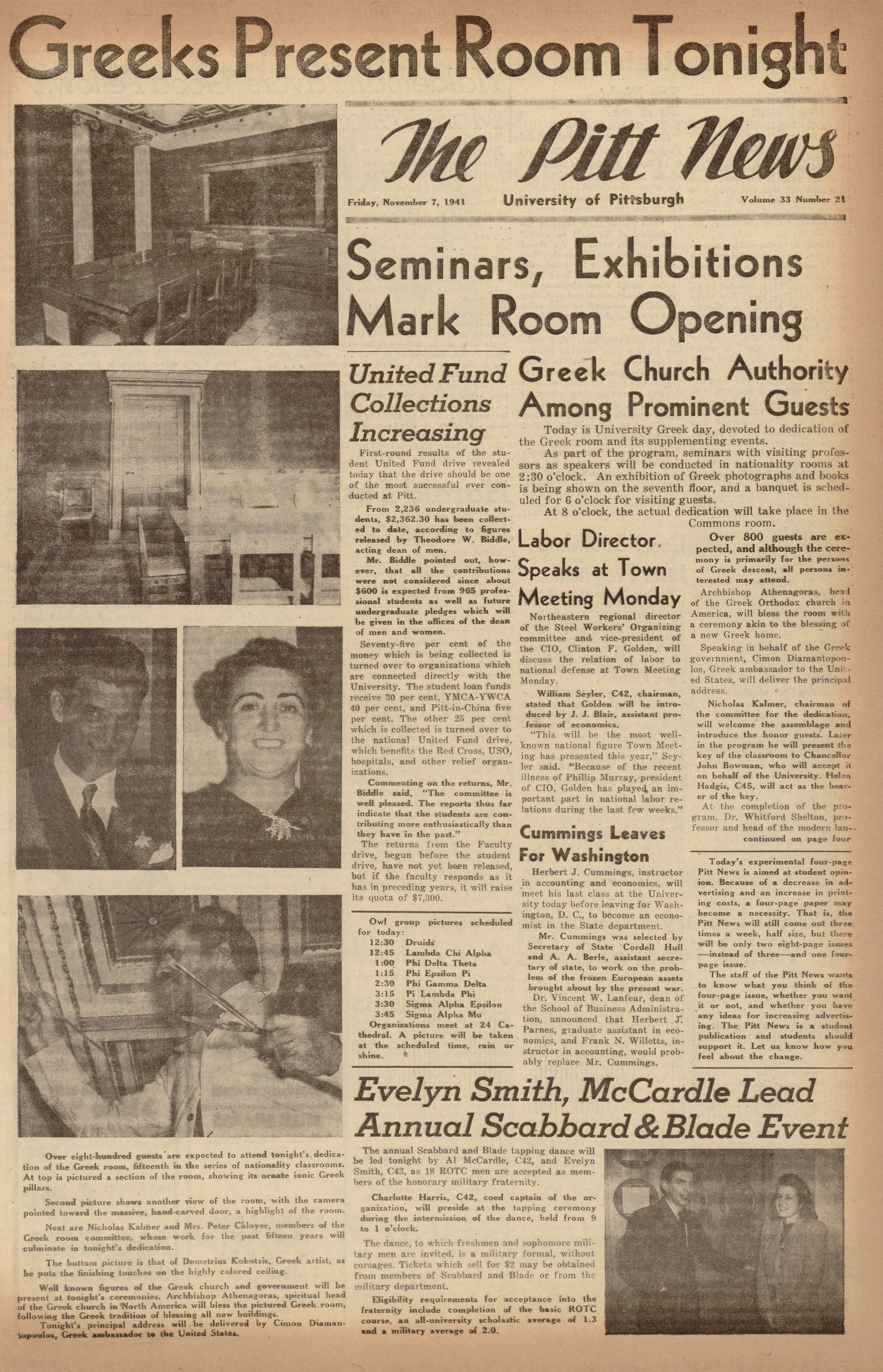 Pitt News 1941